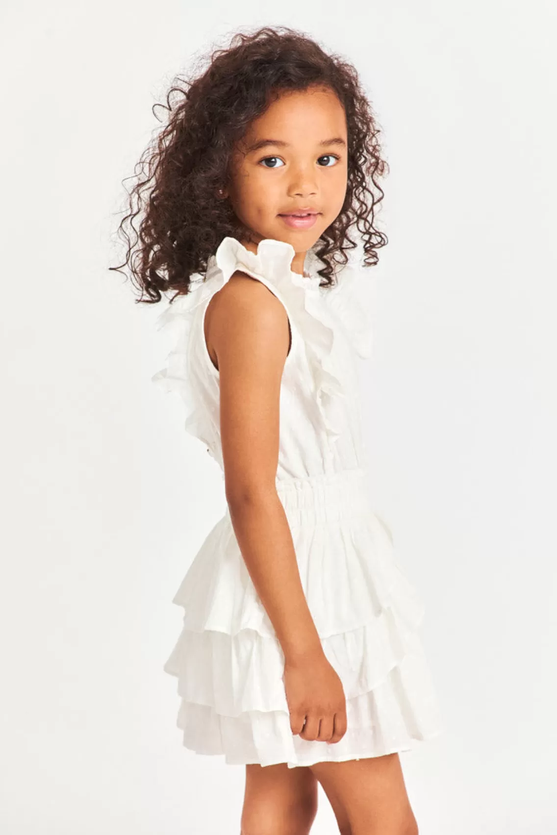 Girls | Pink Edit-LoveShackFancy Girls Decker Heritage Dress PEONY PINK