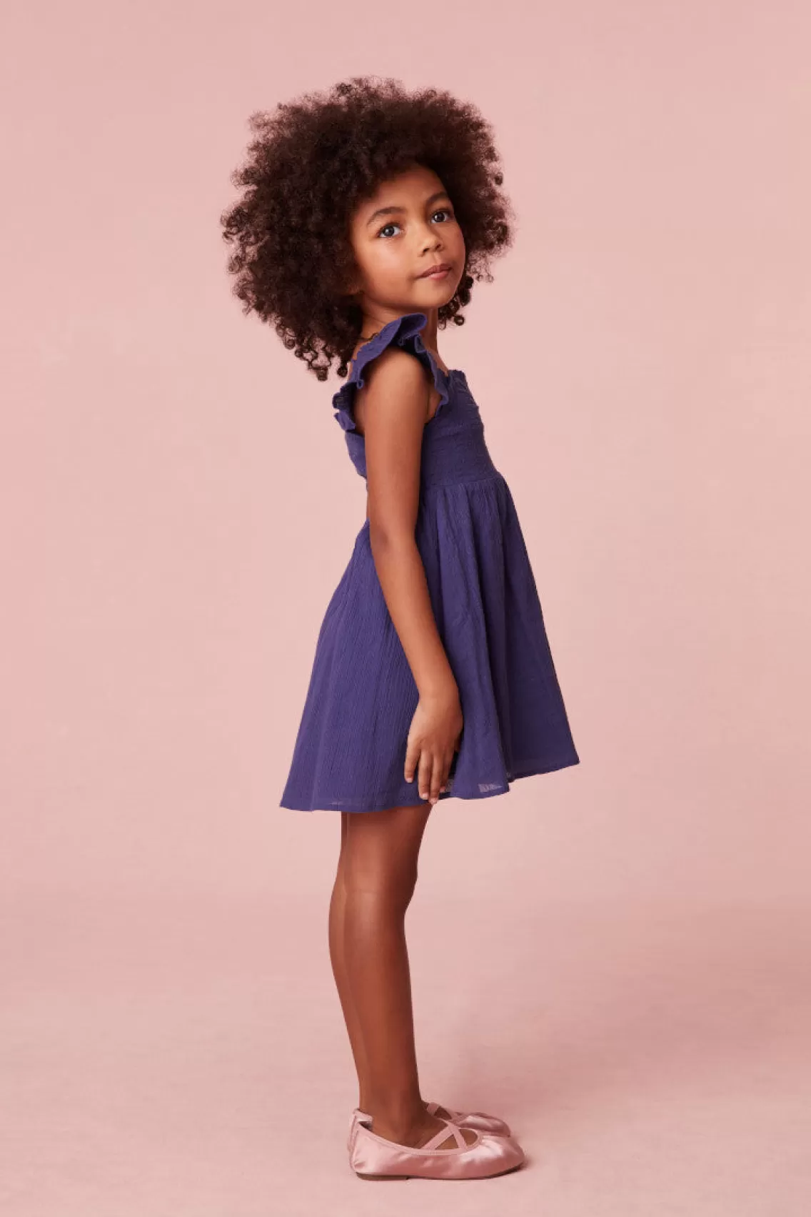 Girls | Mommy & Me-LoveShackFancy Girls Mefford Cotton Dress STRAWBERRY MOON