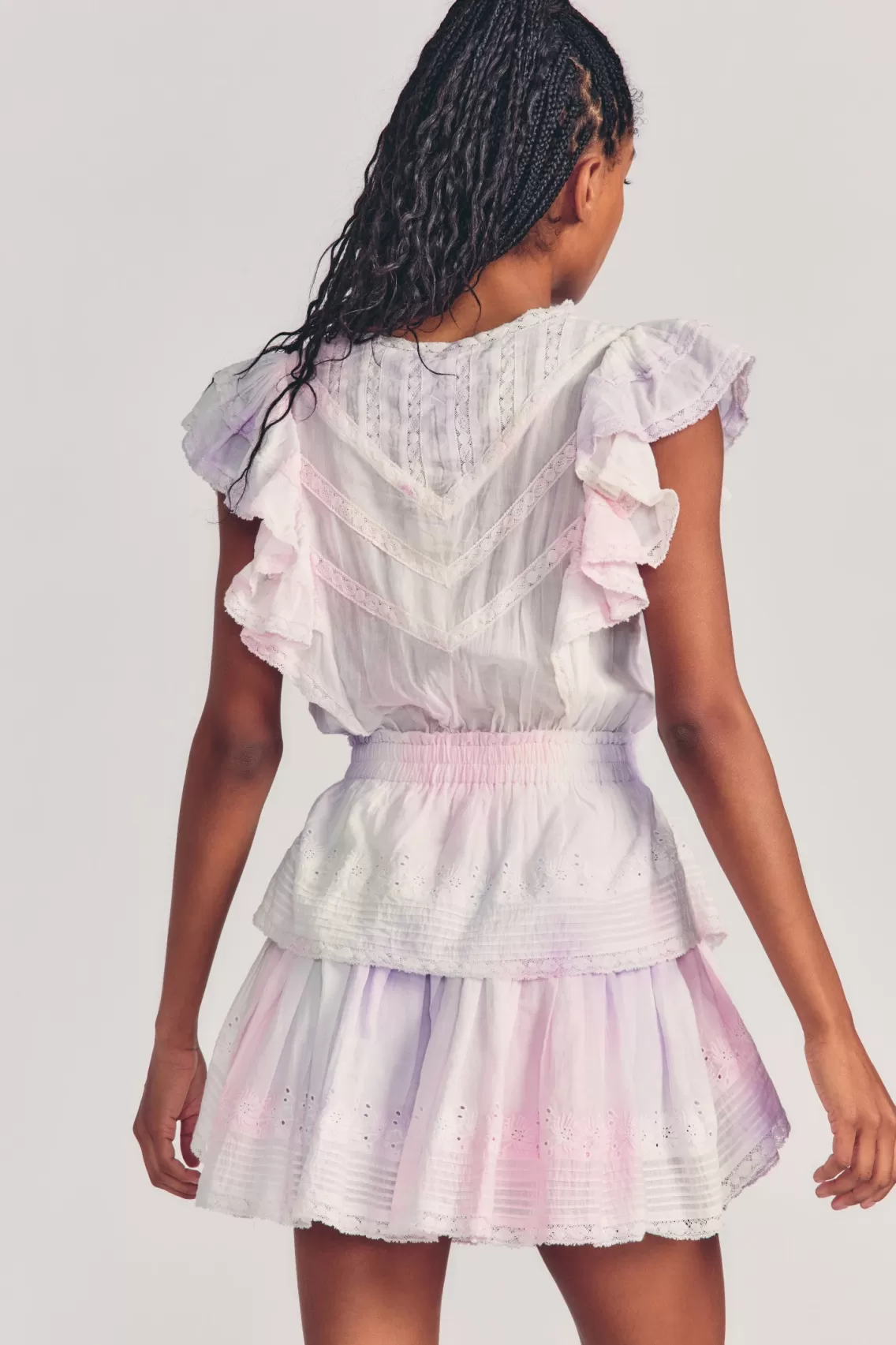 Heritage Collection | Dresses-LoveShackFancy Gwen Heritage Mini Dress MULTI TIE DYE