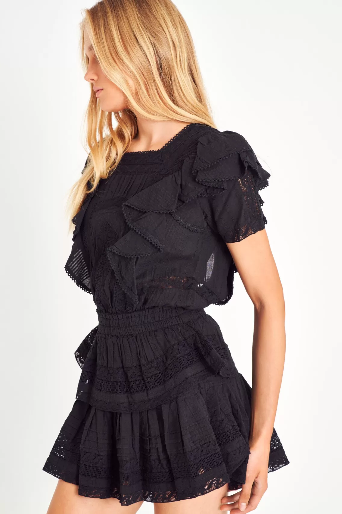 Dresses | White Edit-LoveShackFancy Stella Heritage Mini Dress ANTIQUE WHITE
