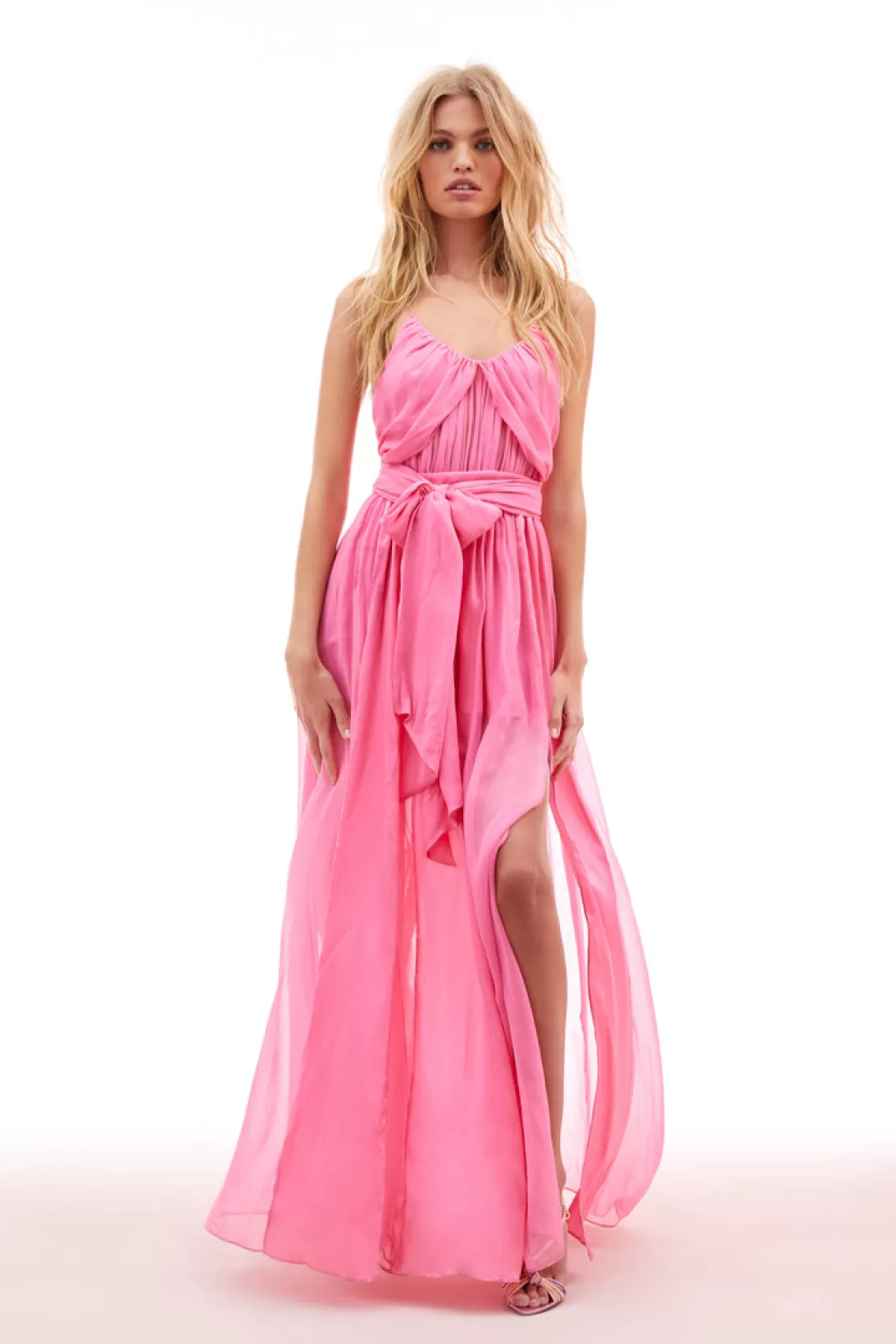 Dresses | Warm Weather Edit-LoveShackFancy Zamia Maxi Dress PINK DAIQUIRI